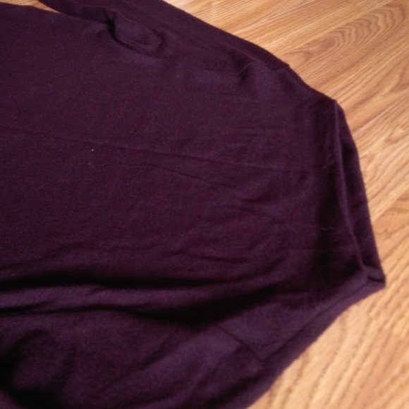 X-Small Plum Sweater Dress - Picture 6 of 6